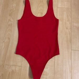 Wilfred Tops - Wilfred Free Leila bodysuit Red Medium Wilfred Tops - Wilfred Free Leila bodysuit Red Medium